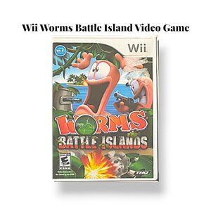 ✨Wii Worms Battle Island Video Game